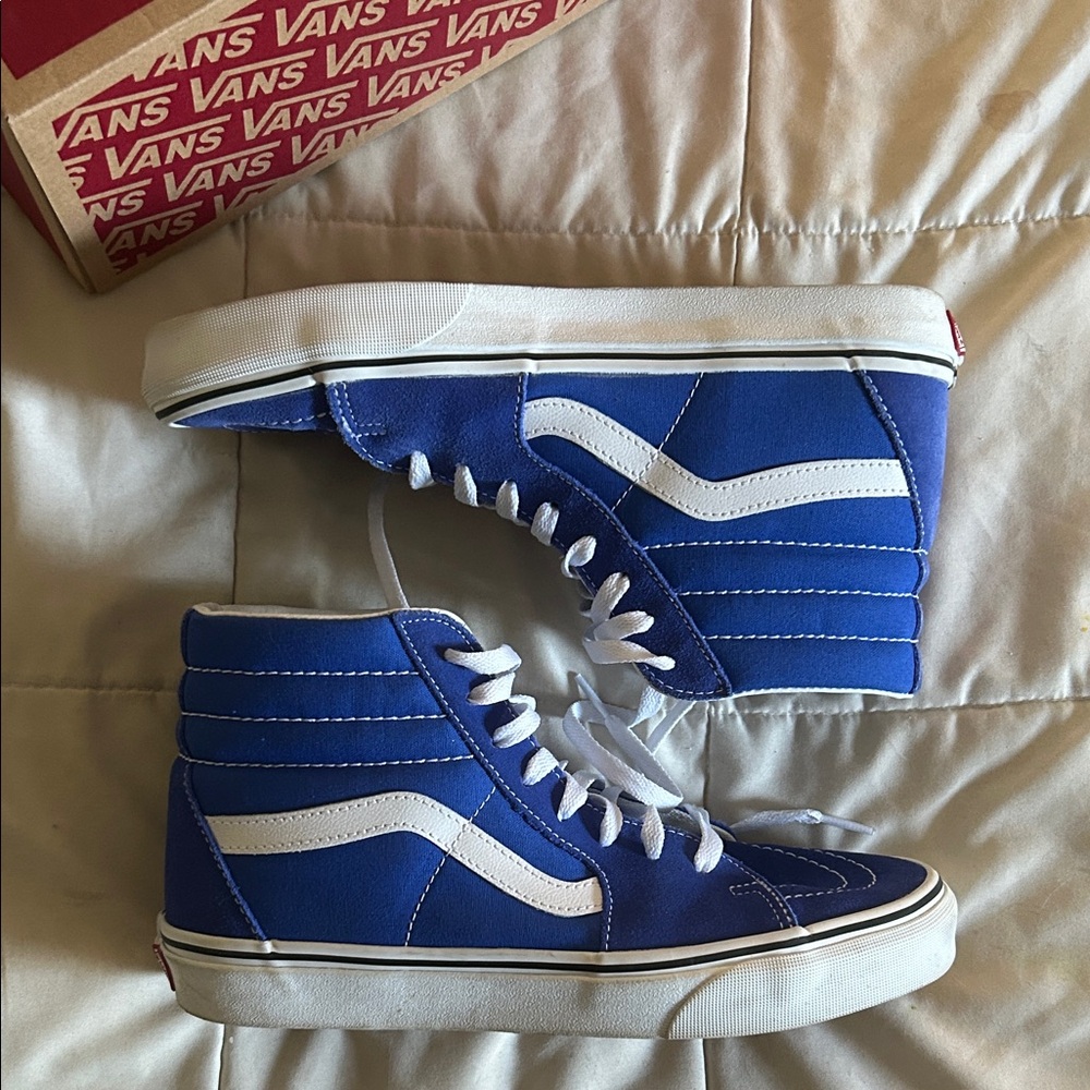 Vans Sk8 Hi Color Theory Dazzling Blu Sneakers Women’s Size 10